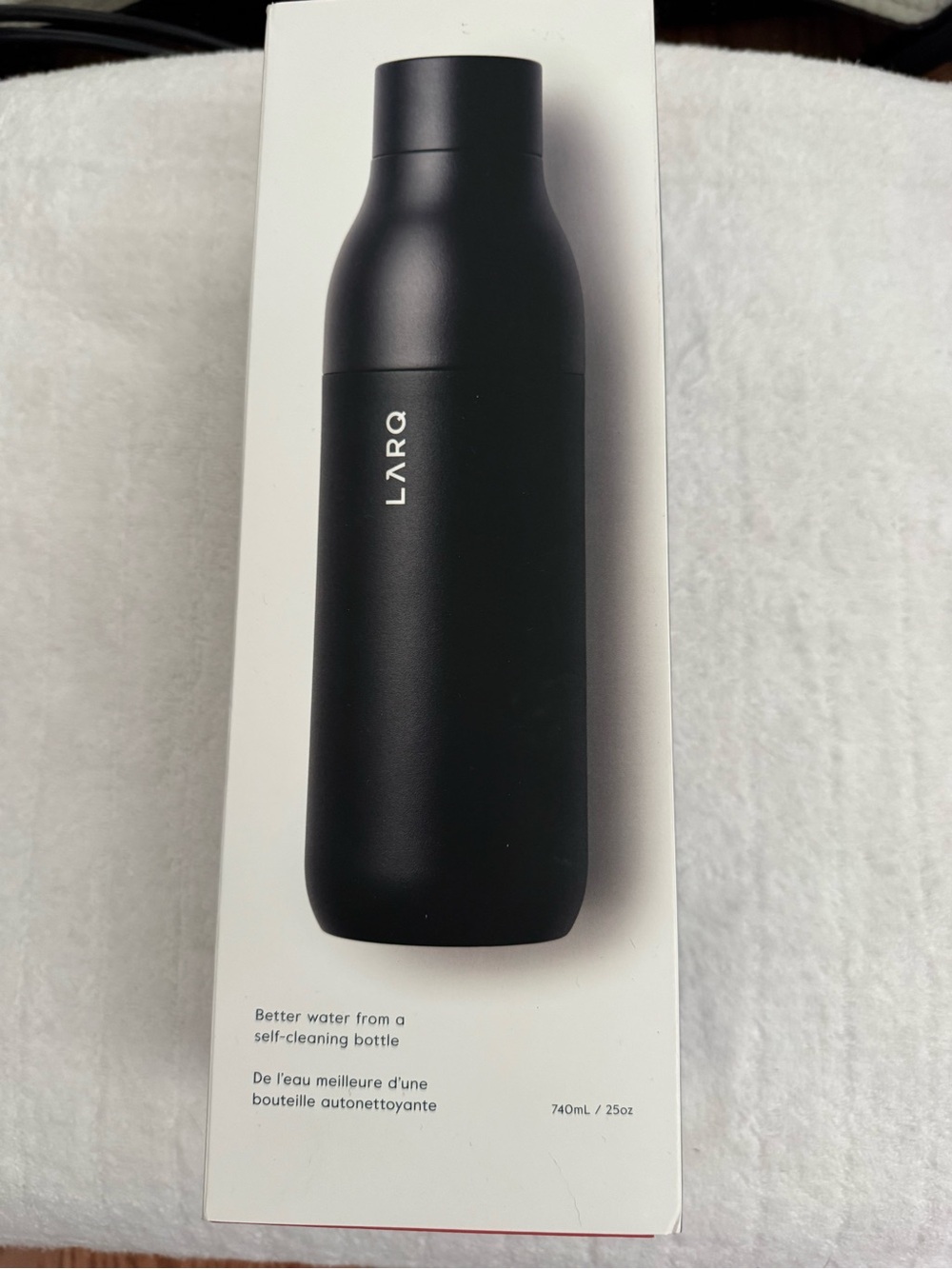 LARQ Self-Cleaning Insulated Water Bottle — Black